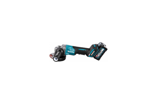 Машина шлифовальная угловая Makita аккум. XGT BL 40В, 125 мм, с комплектом аккум. 1x4Ач BL4040F, зарядным устройством DC40RA, Makpac 4 GA013GU101