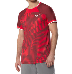 Мужская футболка Mizuno Stargazer Shadow Graphic Short-Sleeve — sun dried tomato