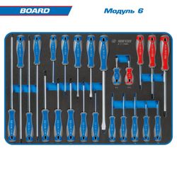 KING TONY (9G38-325MRV40) Набор инструментов 325 предметов, "BOARD", в черной тележке