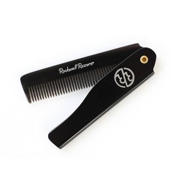 Мужская складная расческа для волос Rockwell (RR-COMB-H-B)