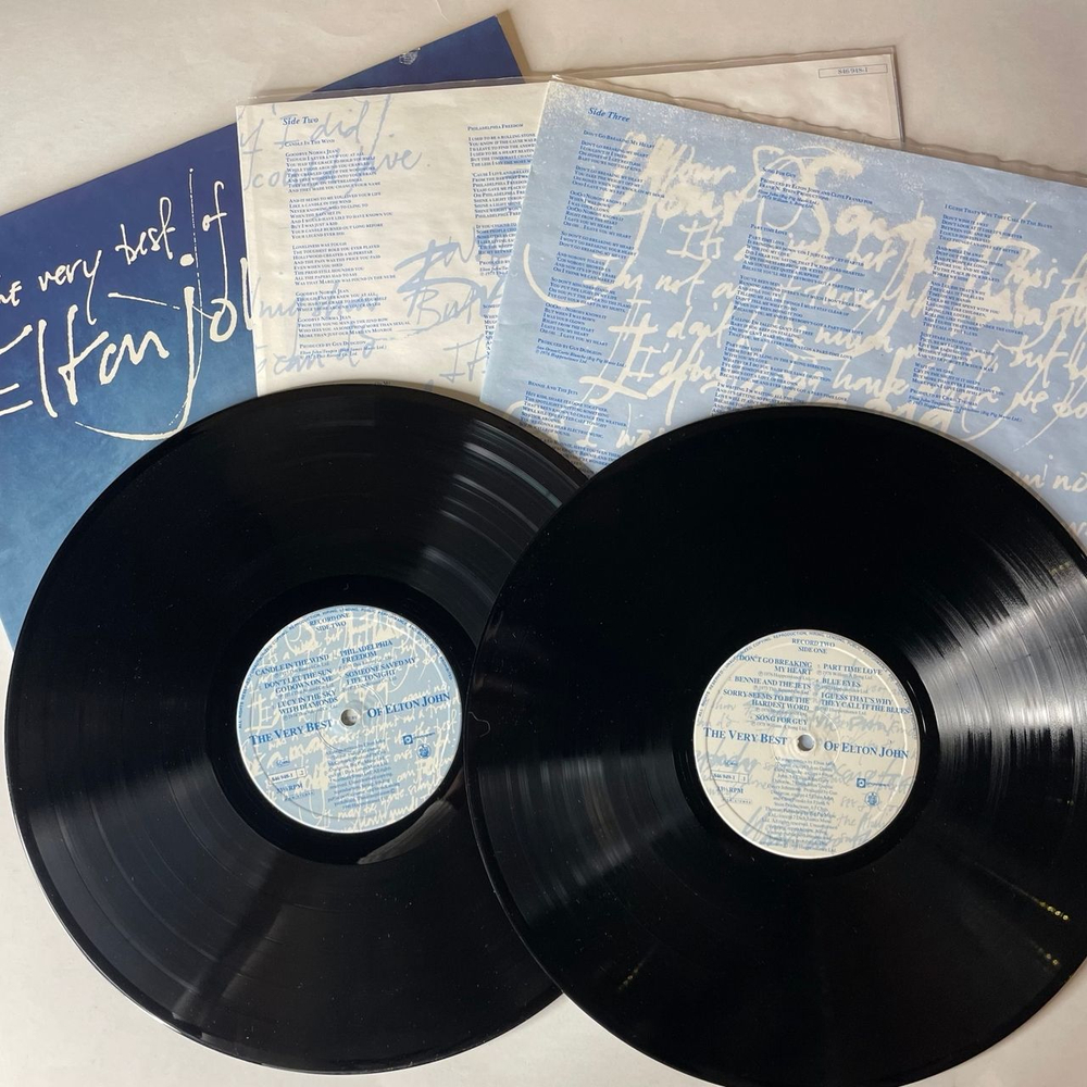 Винтажная виниловая пластинка LP Elton John, The Very Best Of Elton John (Нидерланды 1990)