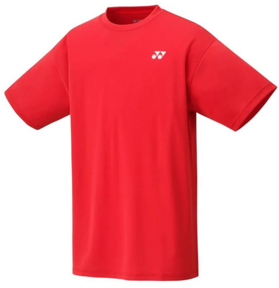 Футболка мужская теннисная Yonex Men's Crew Neck Shirt - sunset red