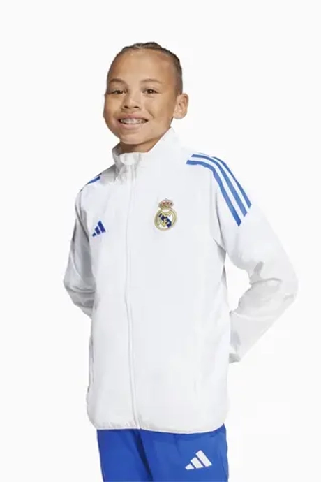 Ветровка adidas Real Madrid 25/26 Presentation Junior - белый