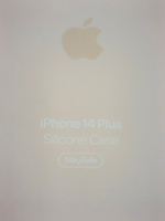 Силиконовый чехол Apple iPhone 14 Plus с MagSafe, светлорозовый  (Из Финляндии)
