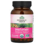 Organic India, Шатавари, 90 вегетарианских капсул (400 мг на капсулу)