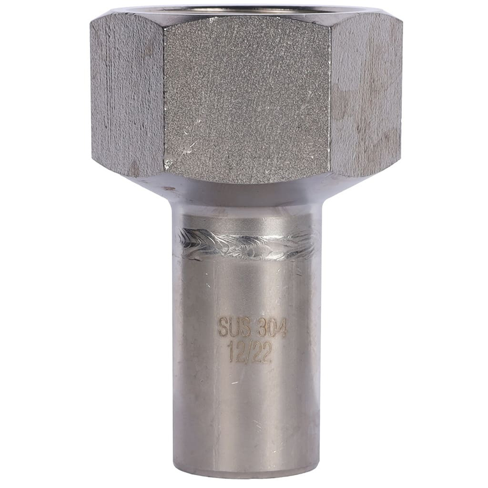 ROMMER Вставка с ВР 22x1" из нержавеющей стали прессовой