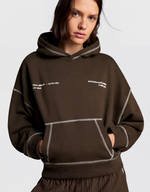 Женское худи с капюшоном и принтом - BERSHKA