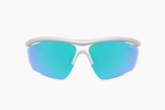 Спортивные очки с диоптриями Demetz Relief L / Matte White / Matte Blue Grey with Blue Mirror Cat.3