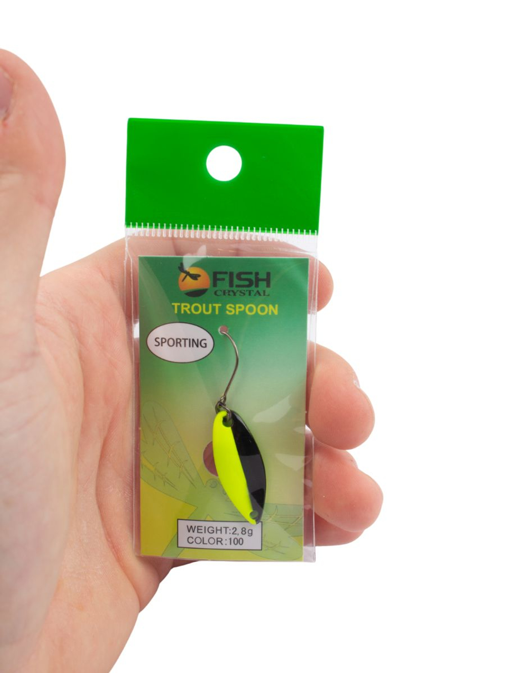 Блесна Fish Crystal SPORTING 30 мм 2.8 г на форель цвет 100