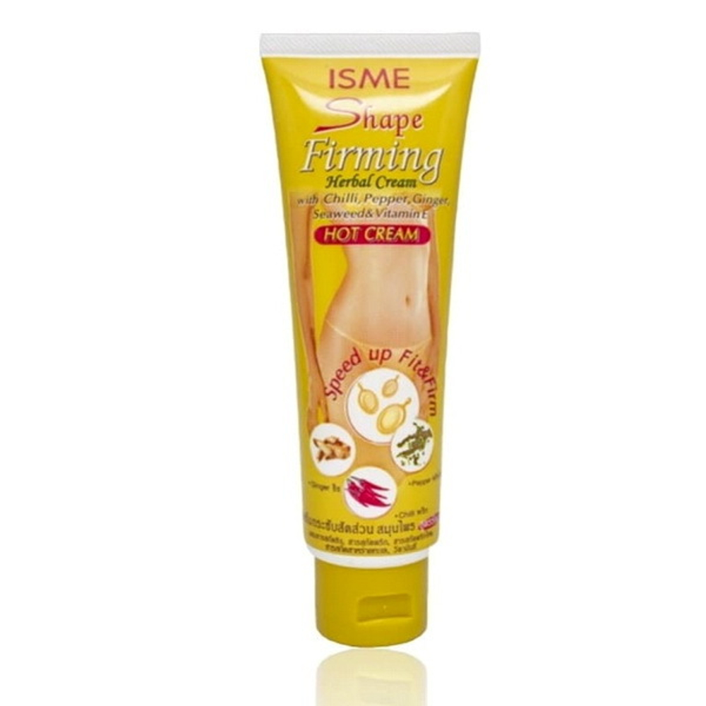 Горячий антицеллюлитный крем ISME Shape Firming Herbal Hot Cream с красным перцем, 120 мл