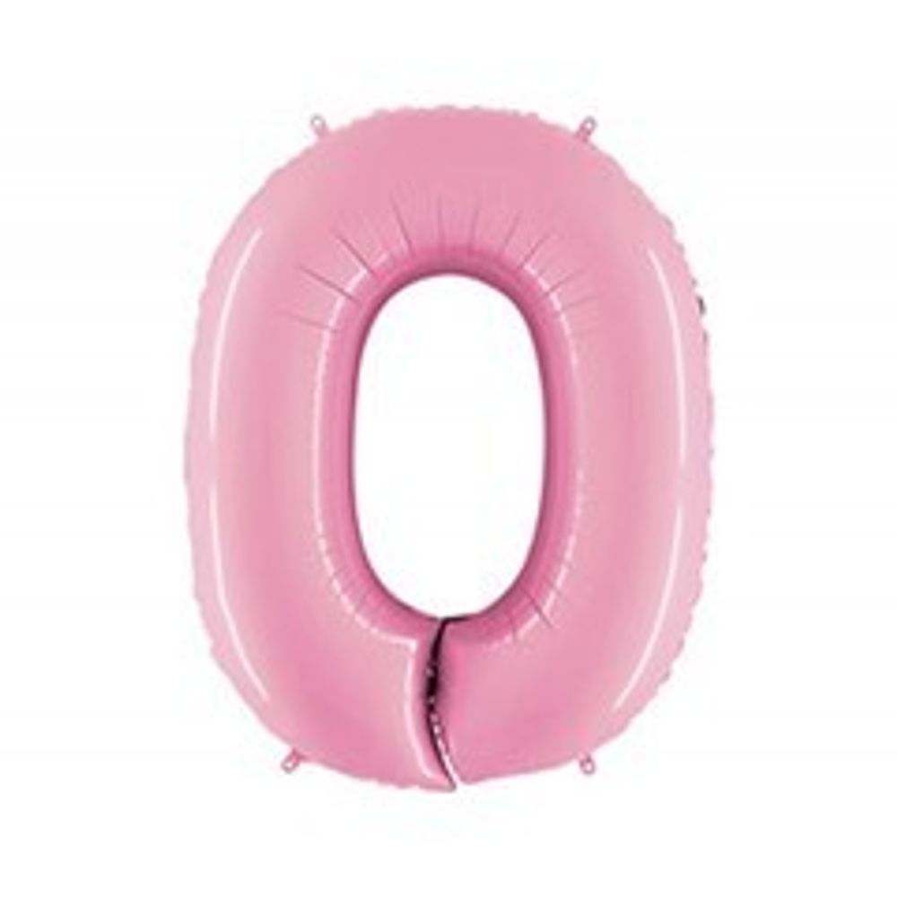 Г ЦИФРА 0  40" Пастель Pink