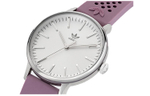 Adidas Originals STYLE Wrist Watch Quartz Movement Silicone Strap Silver Dial Women"s Watch 50m Water Resistant