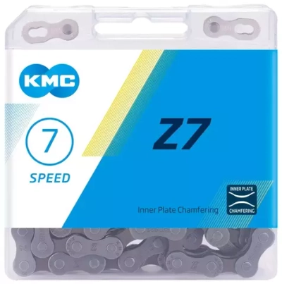 Цепь 1/2x3/32, 116 зв, 7 скор, коричневая, с замком, Z-7 BR
