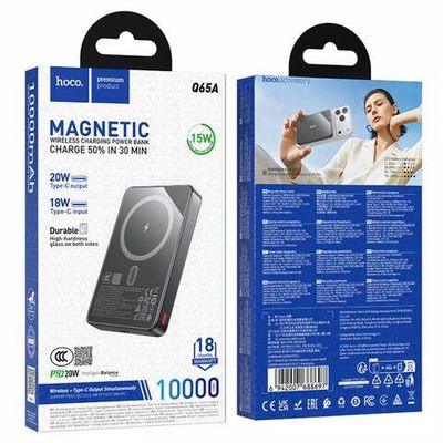 Портативный аккумулятор Hoco Q65A 10000mah (metal grey)