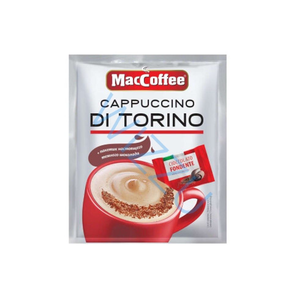 Кофе MacCoffee 3в1 Капучино ди Торино 3в1 с шоколадом 25,5г