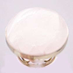 Кольцо — Розовый кварц