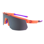 Спортивные очки с диоптриями HILX Big Head / Shiny Orange Purple / Silver Lens