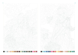 Раскраска по номерам Coloriages mysteres Disney - Saisons, 128стр.