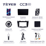 Teyes CC3 2K 9"для Mazda 3, Axela 2009-2013