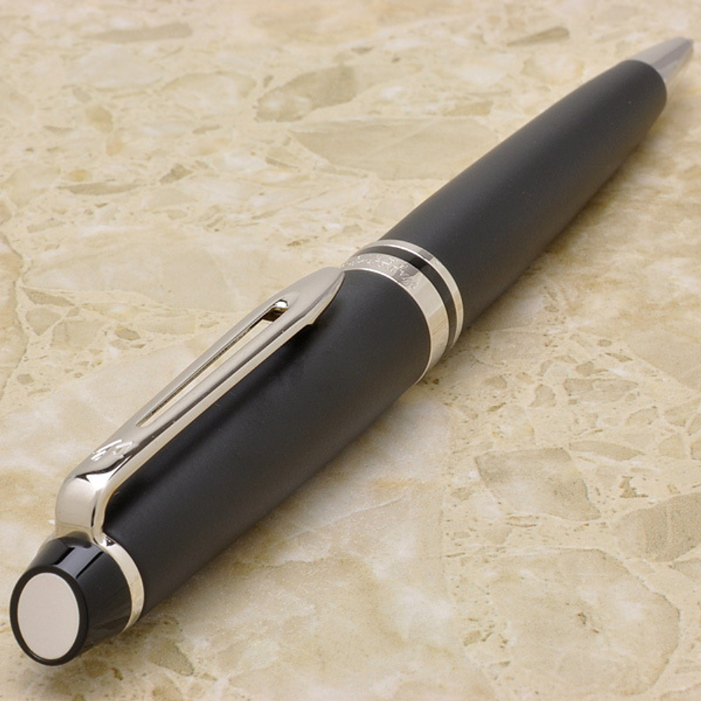 Шариковая ручка Waterman Expert 3, цвет: MattBlack CT, стержень: Mblue