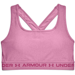 ТОП теннисный Under Armour Crossback Mid Heather Bra - Розовый