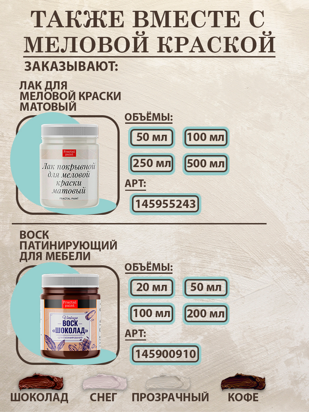 Меловая краска «Малахит»