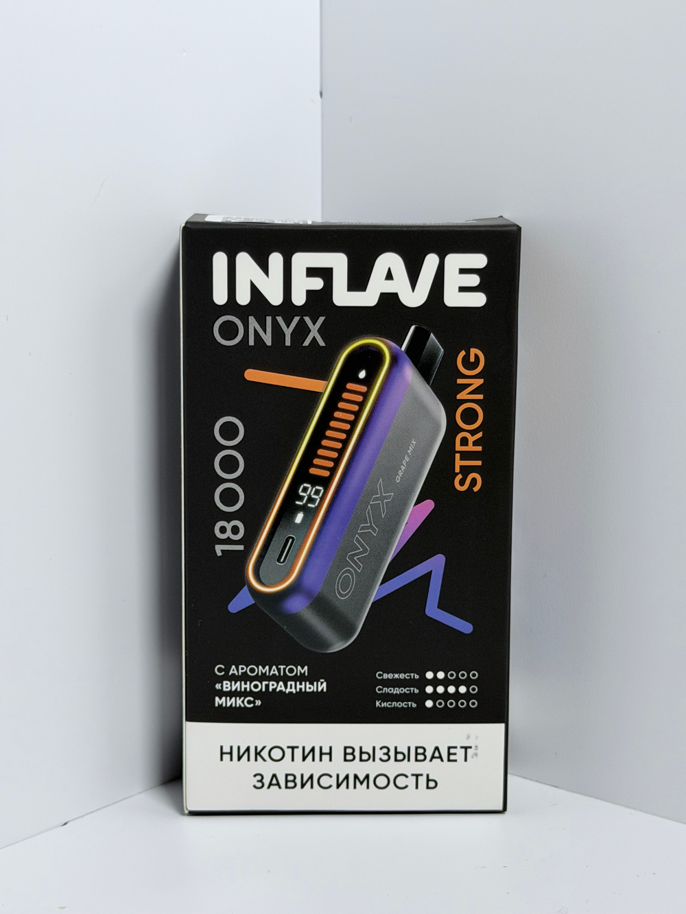 Inflave Onyx 18000 Strong Виноградный Микс