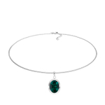Колье Qudo TIVOLA big S emerald 404548.1 G/S