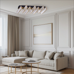 Citilux PALANT CL325272 LED Люстра хрустальная Чёрный+Бронза