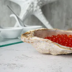 Блюдо для подачи 12,6*6,6 см h3,2 см 15 мл емкость для закусок Pearl Shell Frutti di Mare P.L. [1]