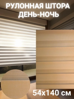 Рулонные шторы День-Ночь 54х140 см