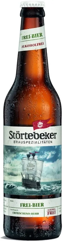 Пиво Штёртебекер Фрай-Бир Безалкогольное / Stortebeker Frei-Bier 0.5 - стекло