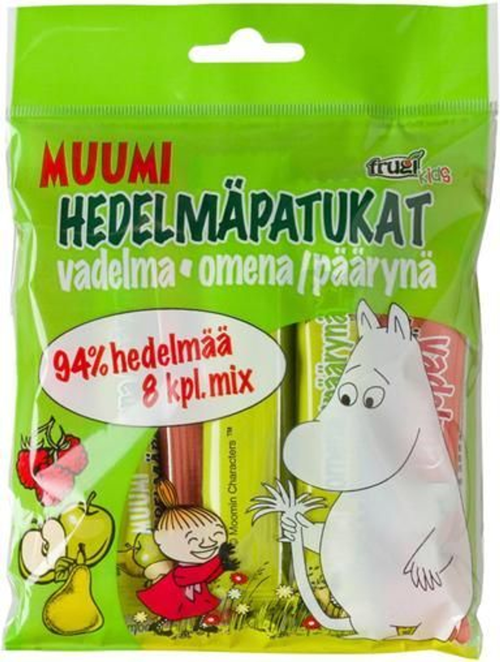 Moomin Фруктовые пастилки микс Frugi "Hedelmapatukat Muumi" 120 г (из Финляндии)