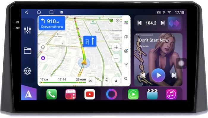 Магнитола для Toyota Corolla E210 2019-2024+, Corolla Cross - FarCar S400-TS18 монитор 10.36" QLED на Android 14, CarPlay, 4G SIM-слот