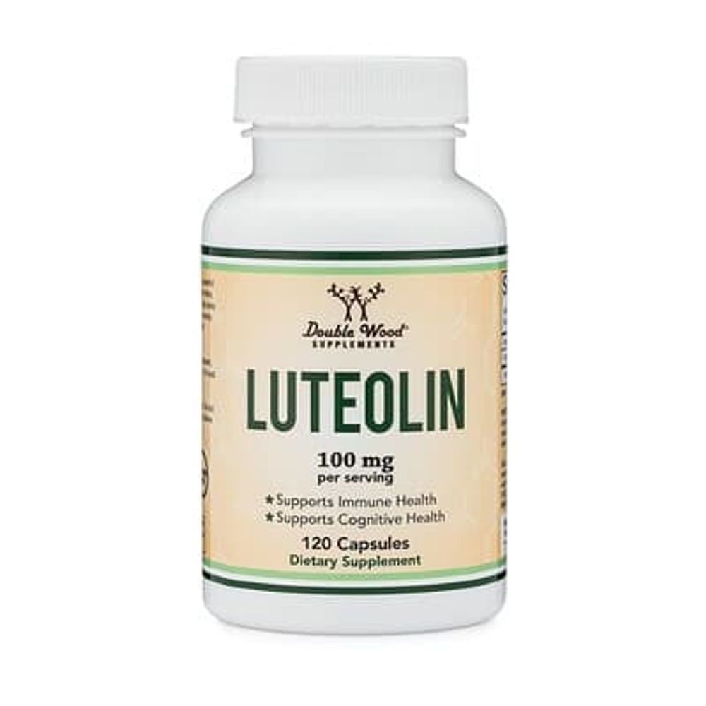 Double Wood Supplements, лютеолин, 120 капсул (50 мг в 1 капсуле)