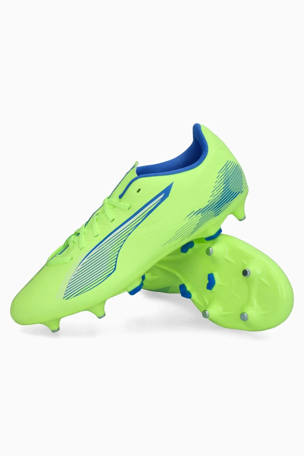 Бутсы Puma Ultra 5 Play MxSG - зеленый