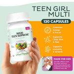 Maxi Health, Maxi Teen Supreme ™, для нее, 120 капсул