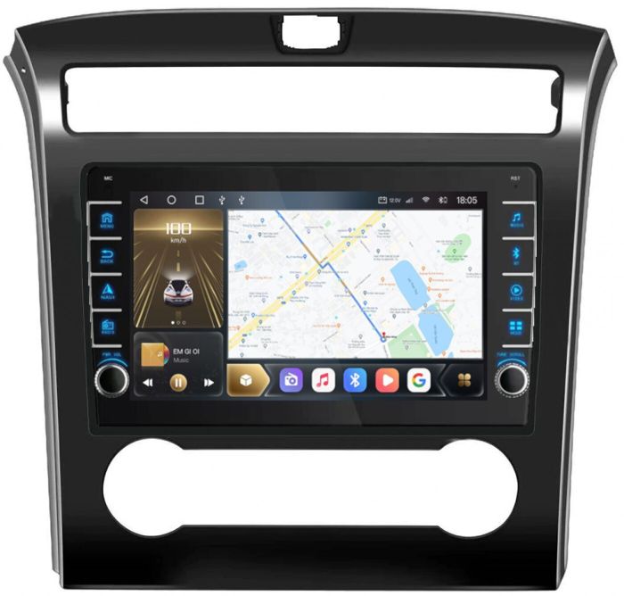 Магнитола для Hyundai Tucson 2021+ - Kuberg OL-1775 (кнопки и крутилки), Android 12, Быстрая, CarPlay, 4G SIM-слот
