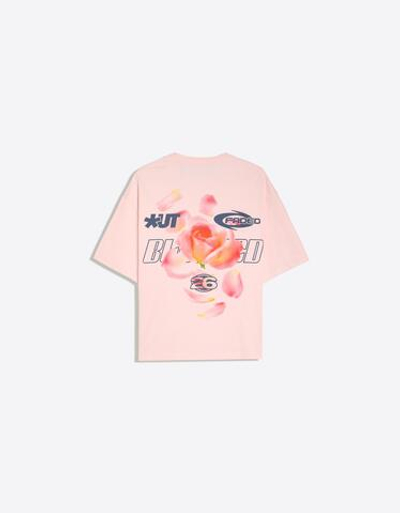 Мужская футболка boxy fit с принтом, арт. 2022/696 - BERSHKA