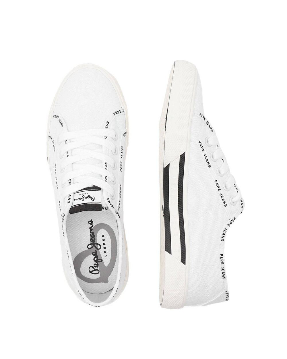 кеды brady rib w Pepe Jeans London - белый(PLS31437)