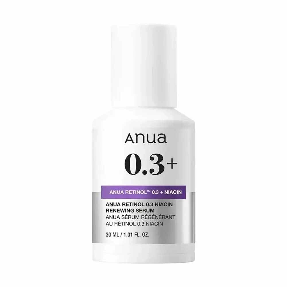Обновляющая сыворотка с ретинолом и ниацинамидом Anua Nano Retinol 0,3% + Niacin Renewing Serum