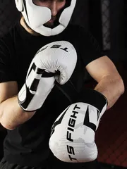 Перчатки для бокса Tomorrow Star Fury White Black