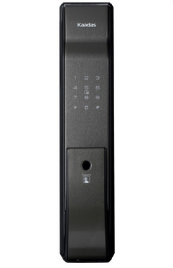 Врезной электронный дверной замок Kaadas K9W Black с отпечатком пальца