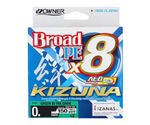 OWNER Шнур Kizuna X8 Broad PE green 135м 0.25мм 17.2кг