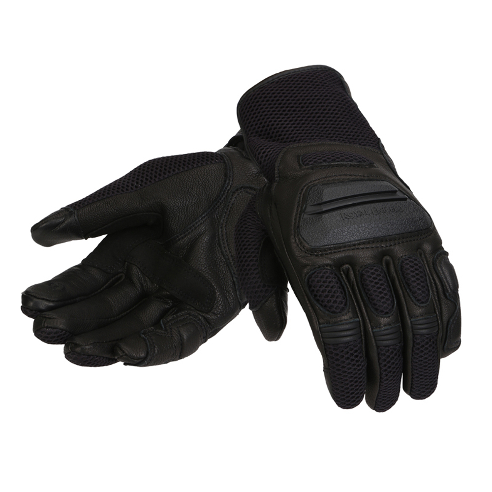 Перчатки мужские Royal Enfield, цвет - черный, размер - XL, арт. RRGGLN000069 (GLAW20006BLACK)