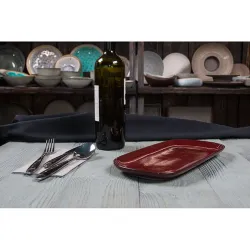 Блюдо овальное 29,2*14 см h2 см Evolution Dark Red P.L. Proff Cuisine [1]