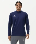 Джемпер тренировочный JÖGEL PREMIER PerFormDRY Training 1/4 Zip Fleece Top, темно-синий