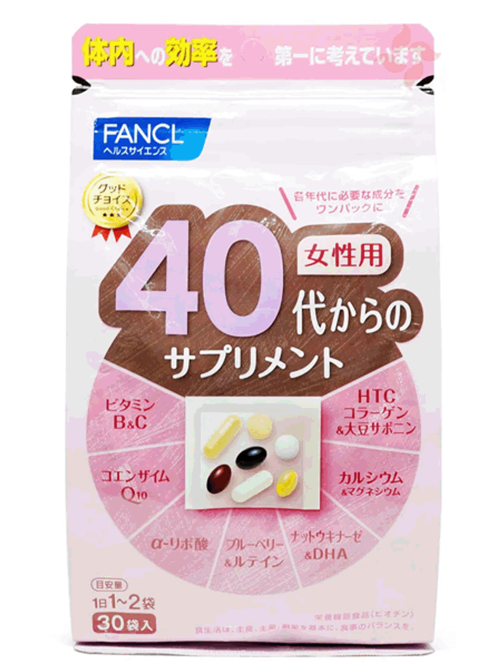 Витаминный комплекс для женщин от 40 лет, FANCL
