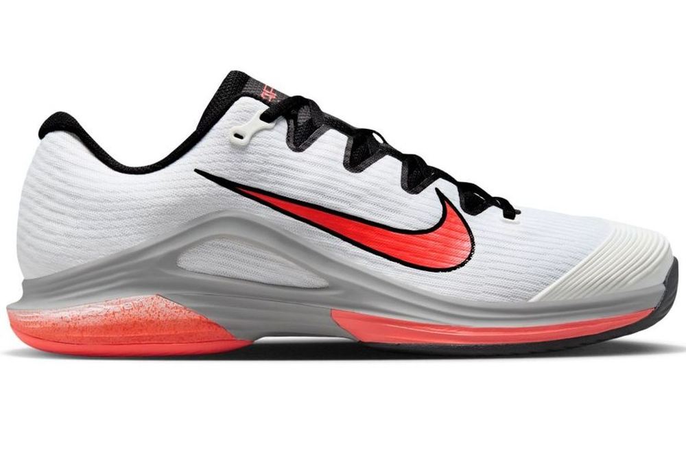 Мужские теннисные кроссовки Nike Zoom Vapor12 HC Premium - white/hot lava/wolf grey
