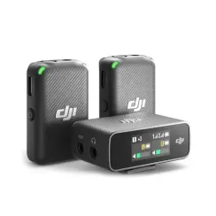 DJI Mic (2 TX + 1 RX + Charging Case) Black